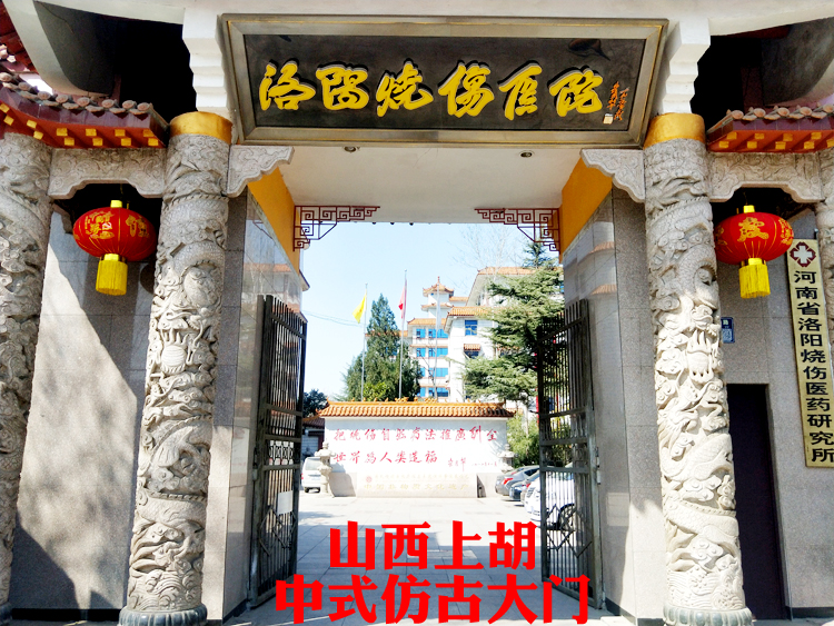 洛阳中式医院大门